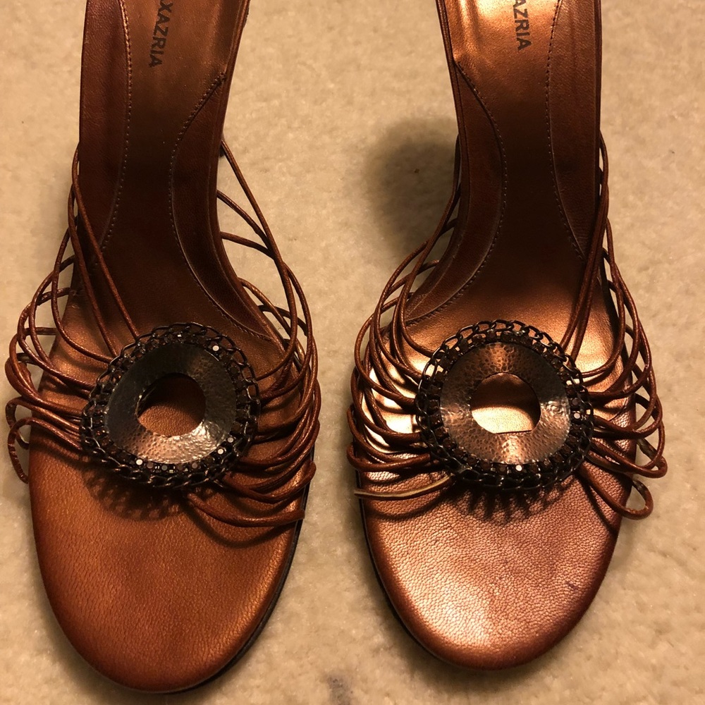Sz 10 bronze BCBG elegant mules bronze Brand new